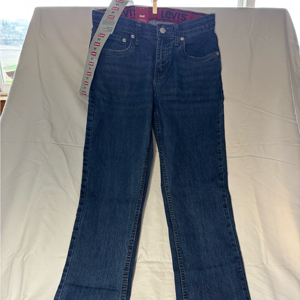 🆕 Levi's Blue Jeans, Slim Flex Stretch, Size 14 - NWT - Picture 2 of 3